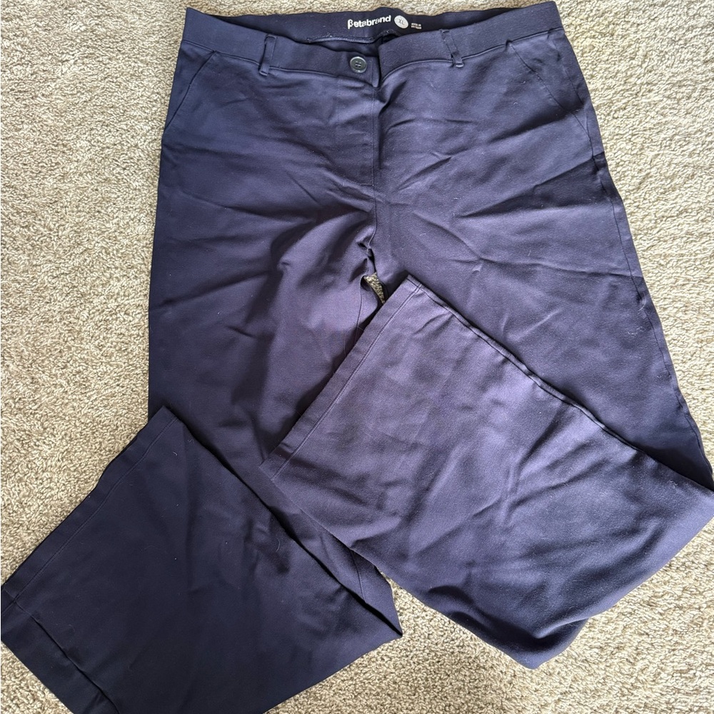 Betabrand women’s Deep Blue pants